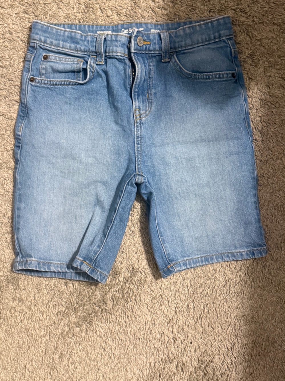 Boys Cat & Jack light Jean shorts
